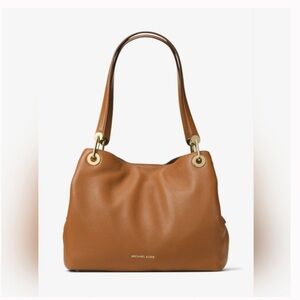 Michael Kors Raven Large Leather Shoulder Bag